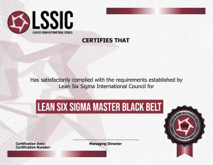 Lean Six Sigma Master Black Belt Certification Exam - lssic